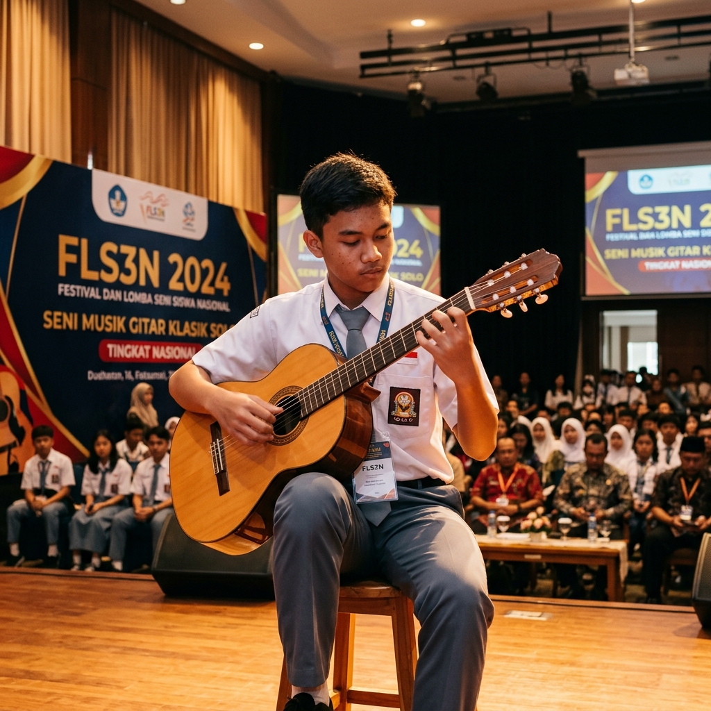 Seleksi FLS3N Cipta Lagu dan Instrumen Gitar Solo Kota Tanjungpinang Berjalan Sukses